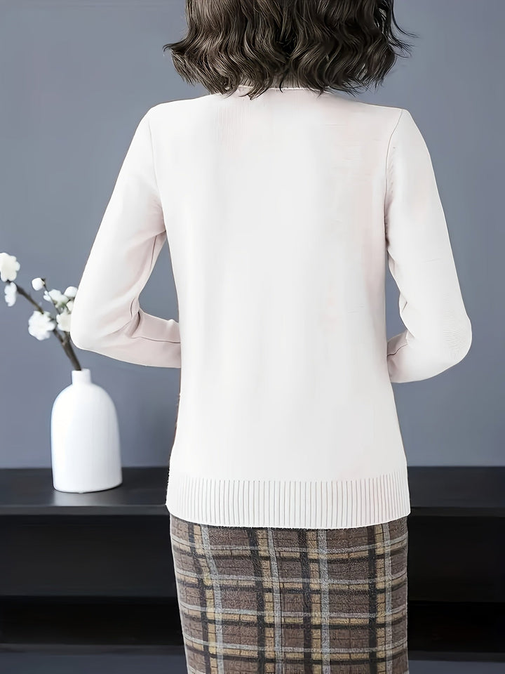 Clara - Textured Knit Sweater