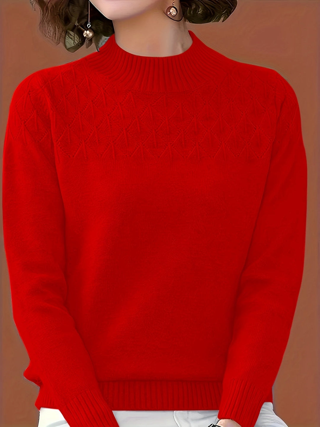 Clara - Textured Knit Sweater