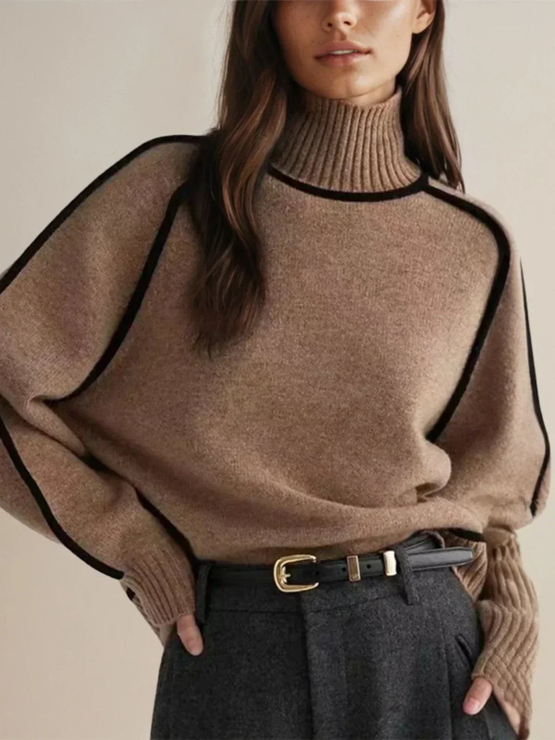 Amelia - Elegant Turtleneck Sweater