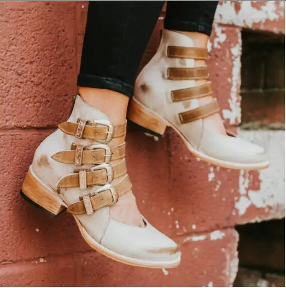 Elsie - Vintage Strappy Heels
