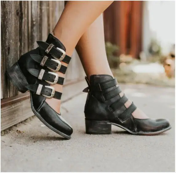 Elsie - Vintage Strappy Heels