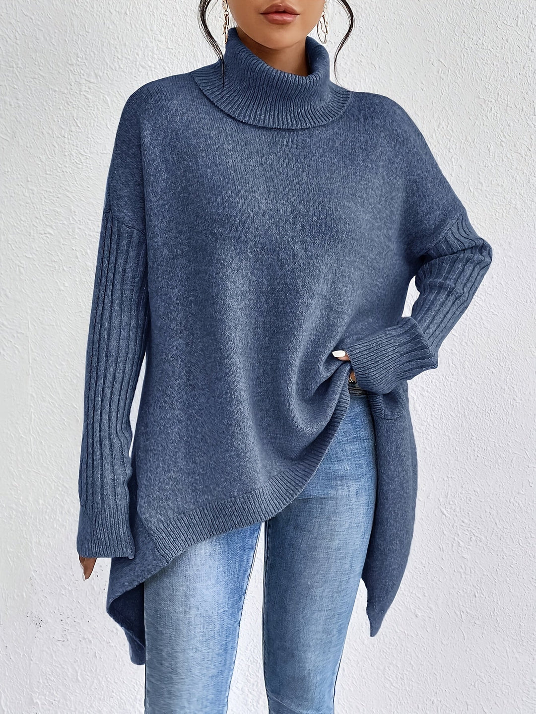 Amber - Oversized Turtleneck Sweater