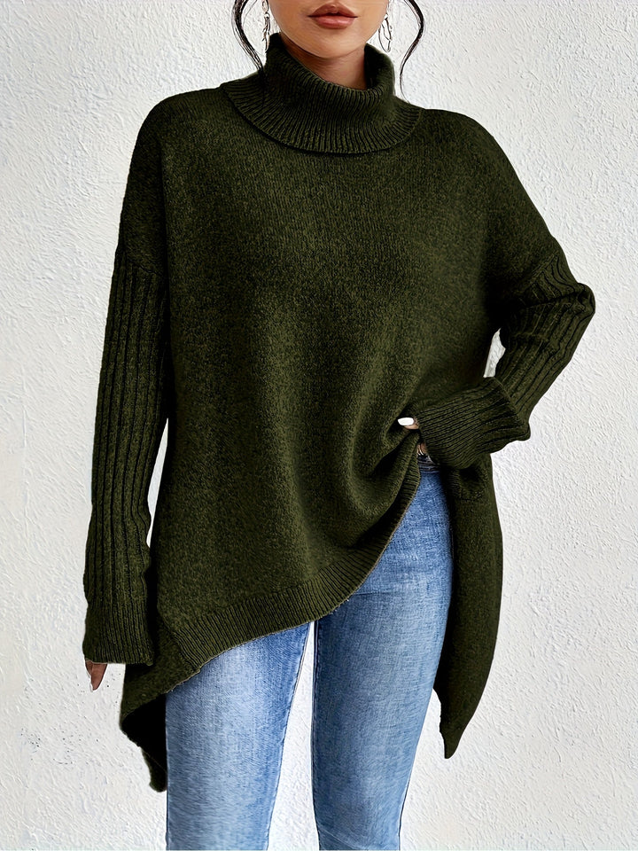 Amber - Oversized Turtleneck Sweater