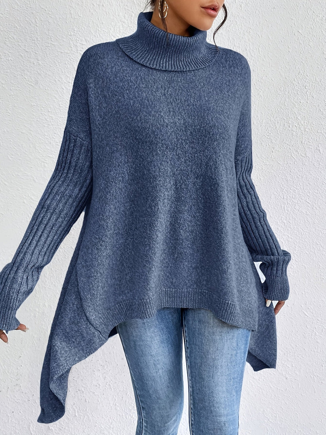Amber - Oversized Turtleneck Sweater