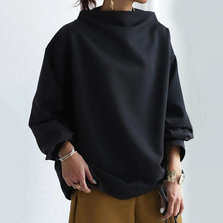 Emily - High-Neck Casual Top