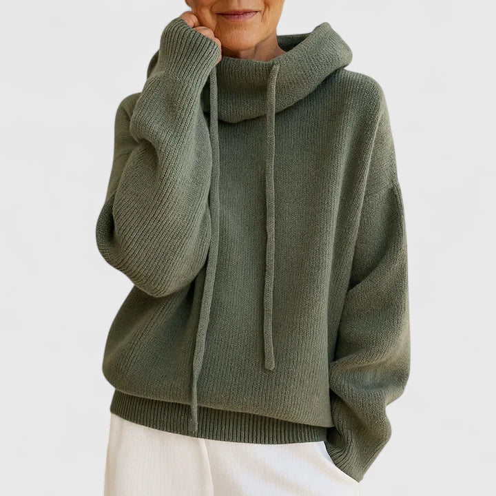 Lily - Cozy Knit Hoodie
