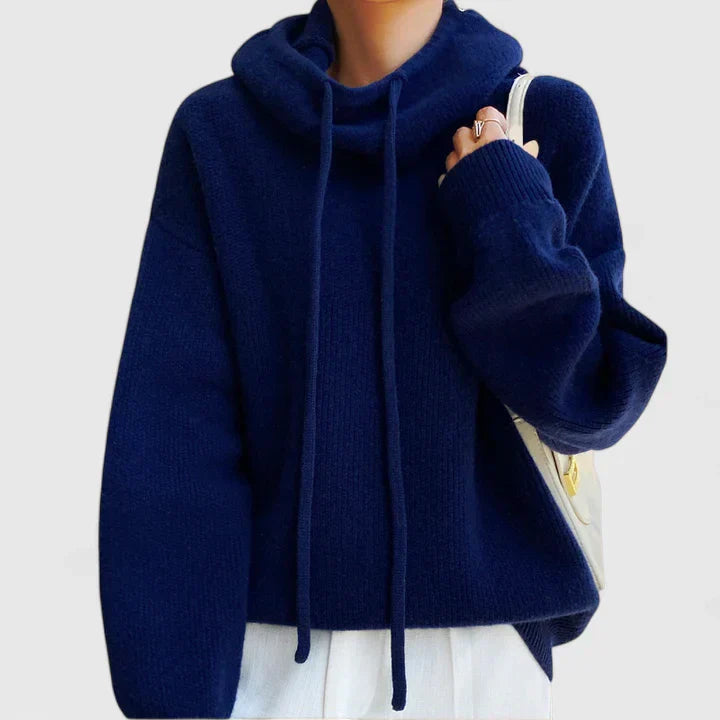 Lily - Cozy Knit Hoodie