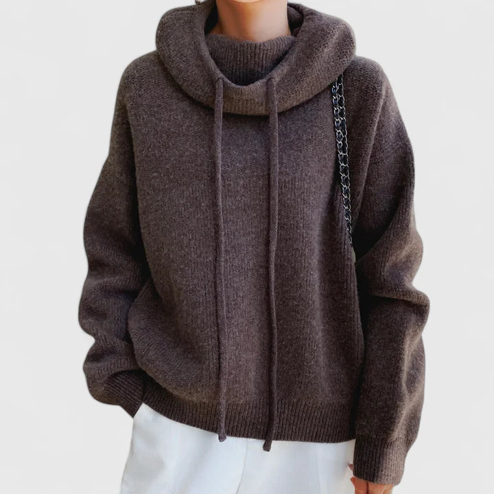Lily - Cozy Knit Hoodie