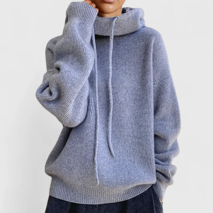 Lily - Cozy Knit Hoodie