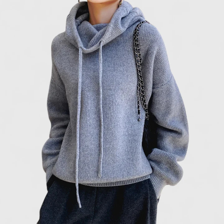 Lily - Cozy Knit Hoodie
