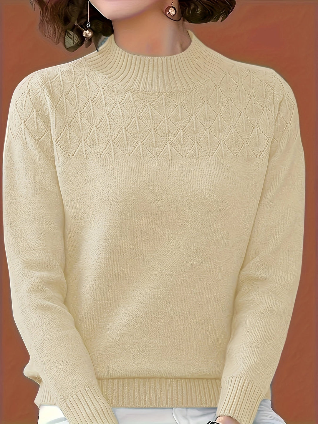 Clara - Textured Knit Sweater
