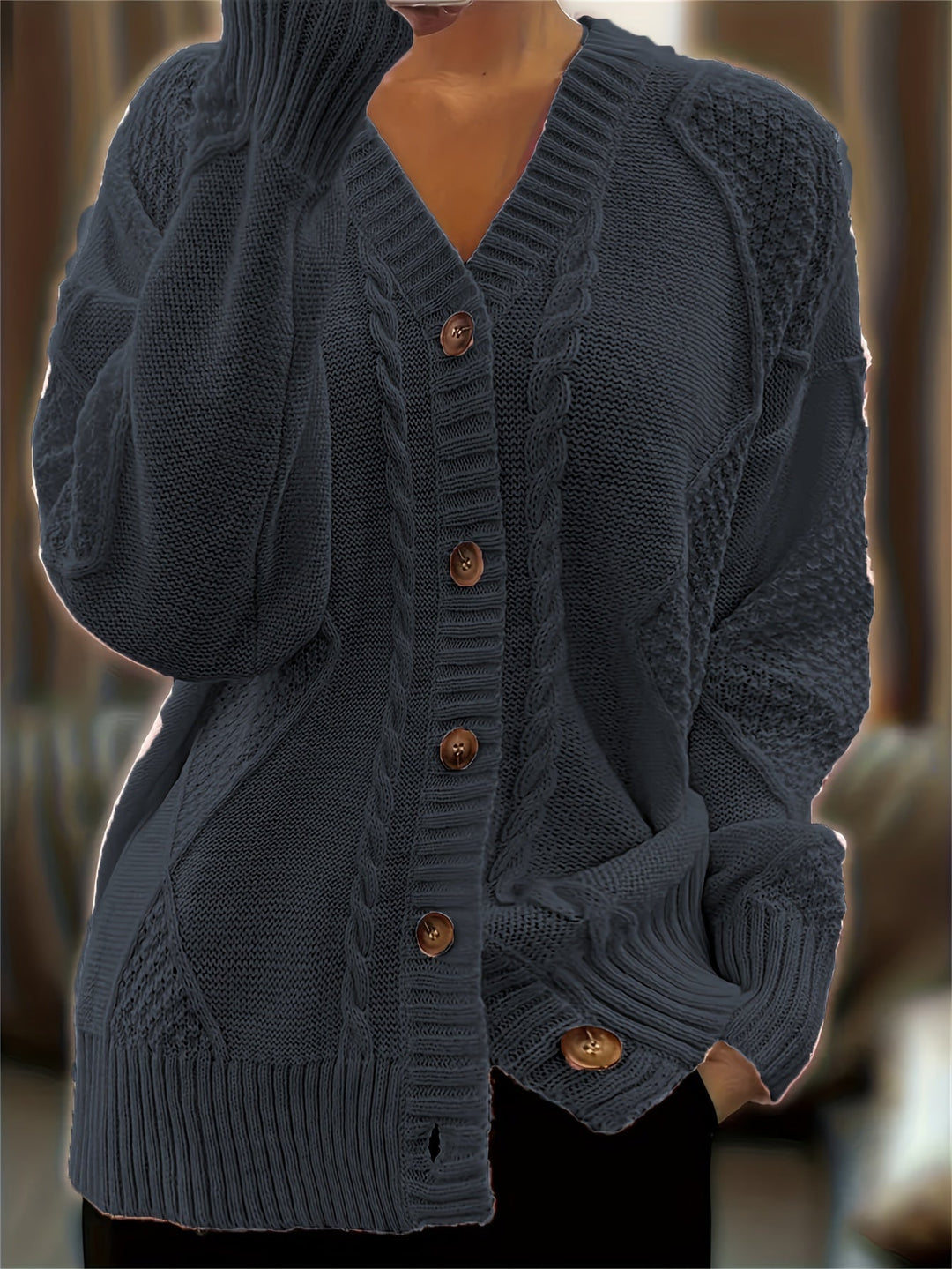 Margot - Cable-Knit Cardigan