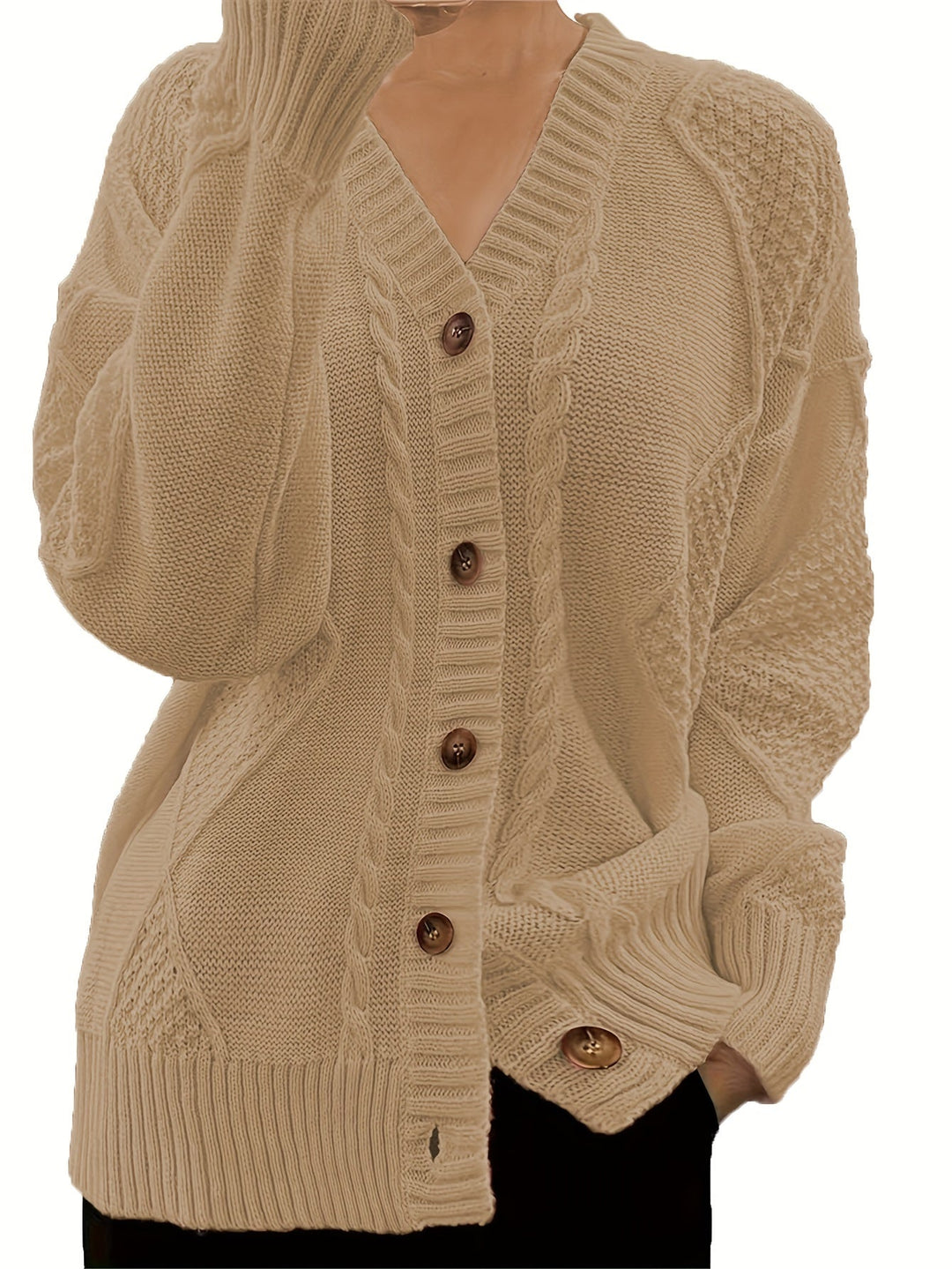 Margot - Cable-Knit Cardigan