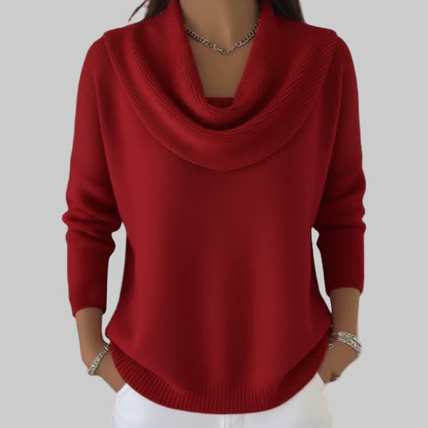 Sophie – Elegant Cowl Neck Sweater