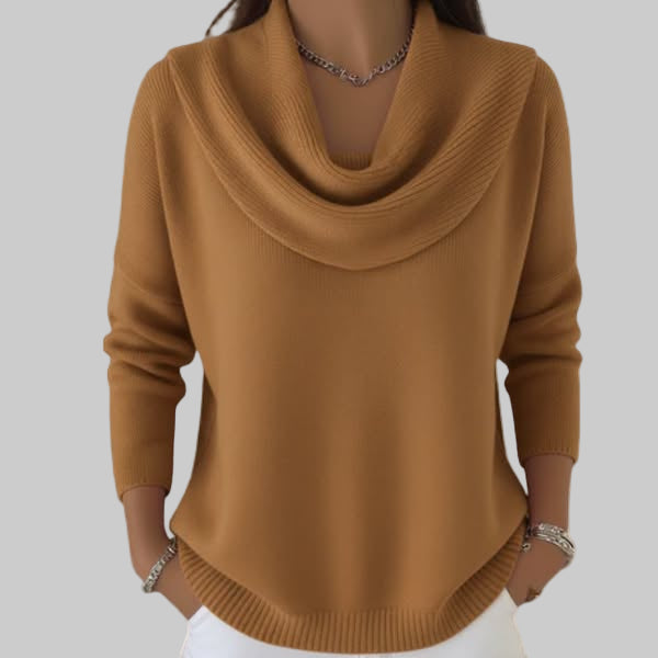 Sophie – Elegant Cowl Neck Sweater