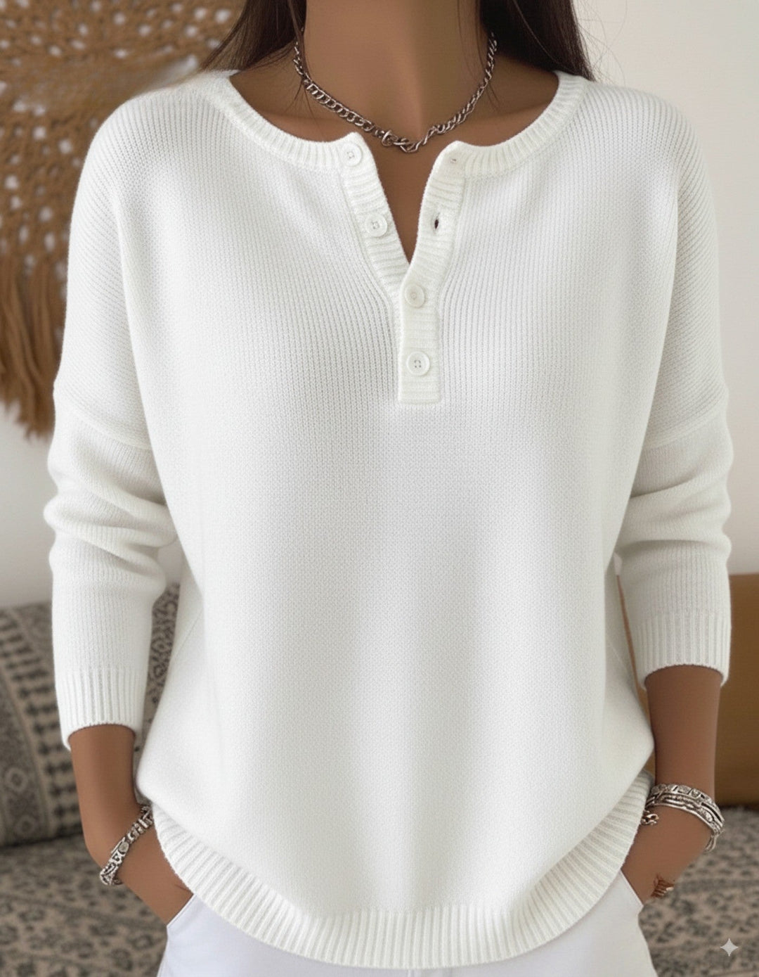 Emma - Soft Solid Colour Sweater