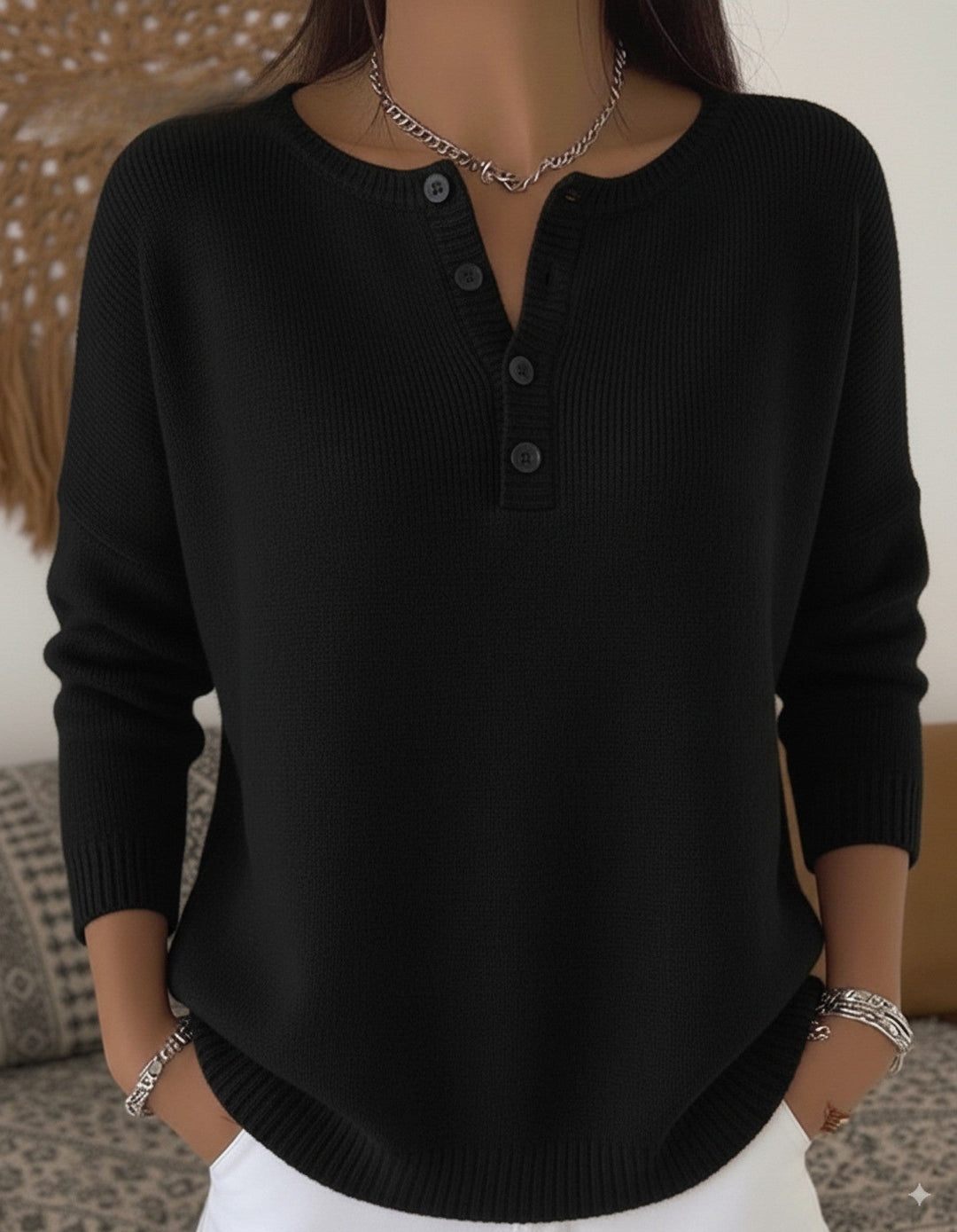 Emma - Soft Solid Colour Sweater