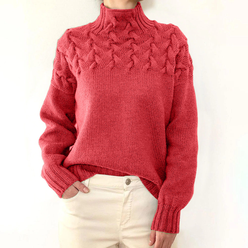 Ava - Warm Knitted Turtleneck