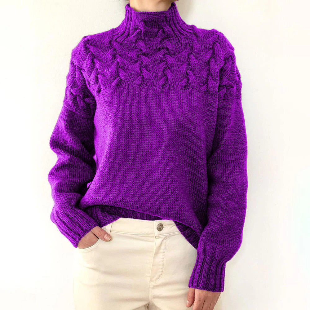Ava - Warm Knitted Turtleneck