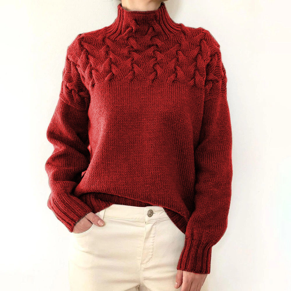 Ava - Warm Knitted Turtleneck