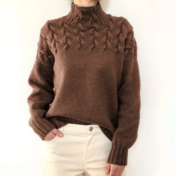 Ava - Warm Knitted Turtleneck