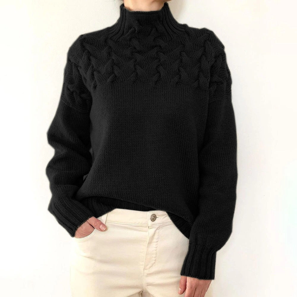 Ava - Warm Knitted Turtleneck