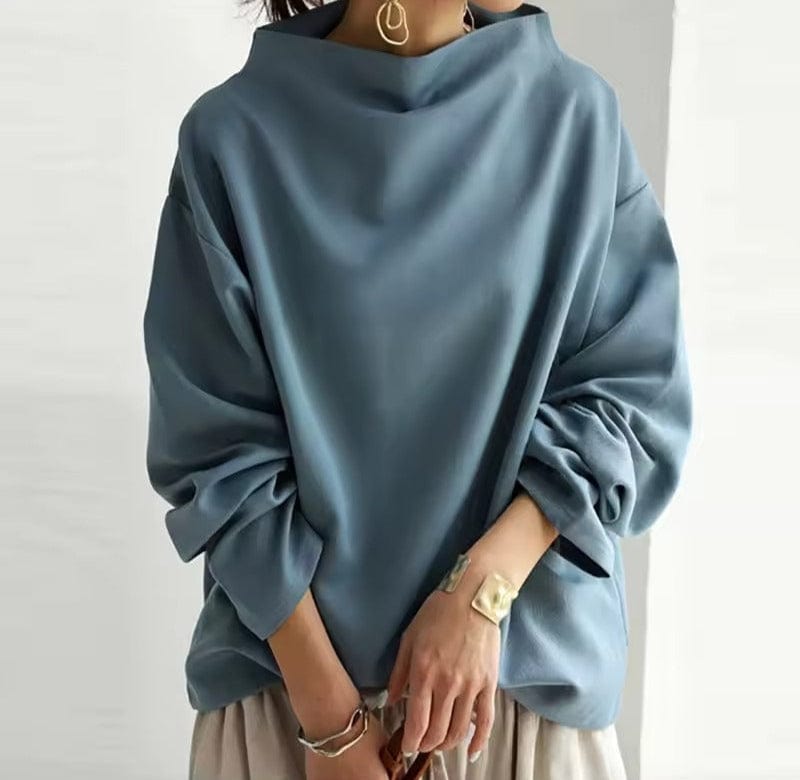 Emily - High-Neck Casual Top