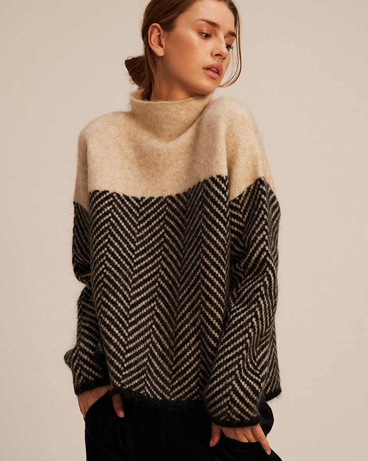 Daisy - Cotton Turtleneck Sweater